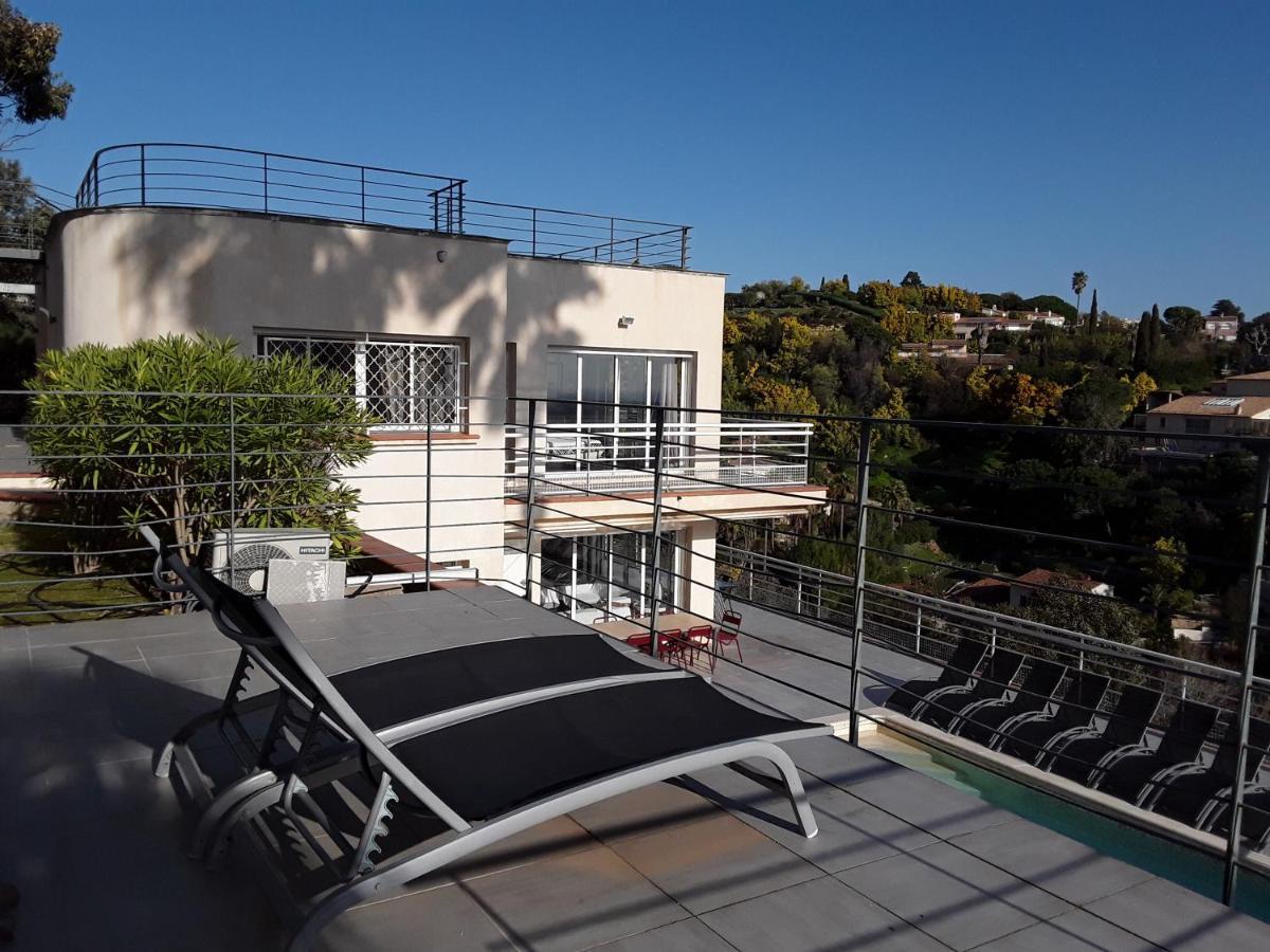 Villa Alamp#Supercannes #Golfejuan #Cannes #Mediterraneanpanoramicview #Piscine #Rooftop # Verymodern #Openliving #Closebeach #Closecapantibes Vallauris Ngoại thất bức ảnh